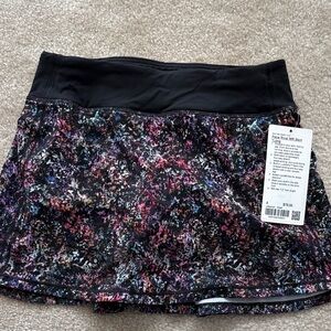 Lululemon pace rival skirt size 4 nwt